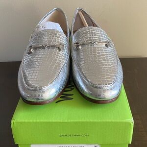 Sam Edelman Women's Loraine Silver Loafers